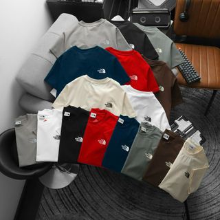 Áo thun nam. Chất vải cotton 4 chiều xịn mịn  Bo rip đồng màu chuẩn qcxk