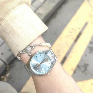 SET ĐỒNG HỒ NỮ CAO CẤP VIVIENNE CAMBERWELL BẠC MẶT XANH SIZE LỚN FULLBOX