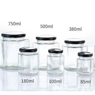 Hũ Thủy Tinh Lục Giác 730ml ( THÙNG 45C )