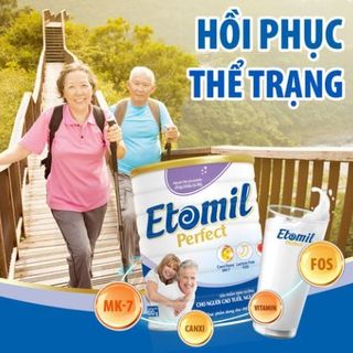 SỮA ETOMIL PERFECT CHO NGƯỜI LỚN TUỔI, NGƯỜI ỐM BỆNH DINH DƯỠNG VÀNG CHO NGƯỜI CAO TUỔI, HƯƠNG VỊ DỄ UỐNG - ETOMIL