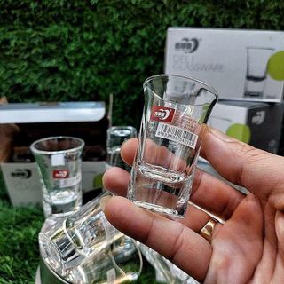 BỘ 6 LY UỐNG RƯỢU ĐÁY VUÔNG DELI 35ML EY3002 (T24)
