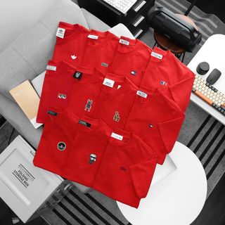 Áo thun tổng hợp.   Cotton 4 chiều xịn, sờ vào là thích