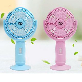 QUẠT SẠC TÍCH ĐIỆN CẦM TAY 2in1 DP 7606