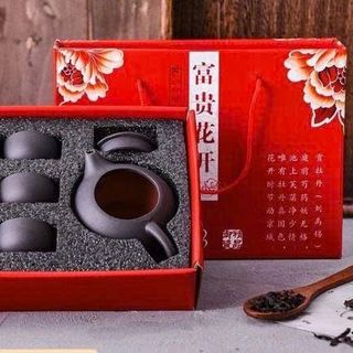 BỘ ẤM TRÀ TỬ SA CAO CẤP HỘP ĐỎ