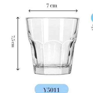 BỘ 6 LY THUỶ TINH NGẤN LÙN 150ML Y5011 (T24)