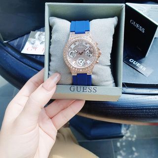 ĐỒNG HỒ NỮ CAO CẤP GUECC MOONLIGHT FULL KIM VIỀN HỘT DÂY SILICON