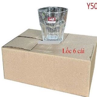 BỘ 6 LY THUỶ TINH NGẤN TRUNG 205ML Y5012 (T12)