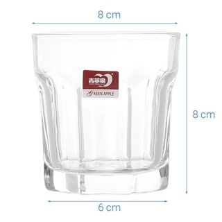 BỘ 6 LY THUỶ TINH NGẤN TRUNG 205ML Y5012 (T12)