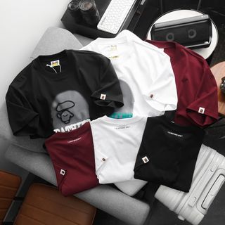 Áo thun nam. Chất liệu 95% cotton, 5% spandex chất lượng cao, thoải mái