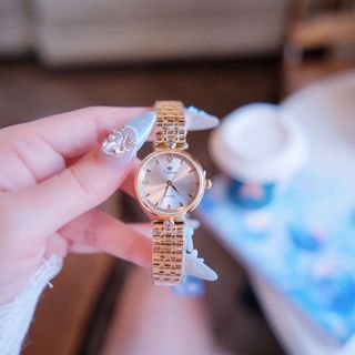 ĐỒNG HỒ NỮ CHÍNH HÃNG FUNMEI F2119 DÂY THÉP MẶT SAPHIRE ĐÍNH ĐÁ FULLBOX TEM