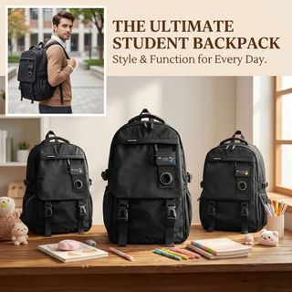 BALO ĐI HỌC A2010-6 – NHIỀU NGĂN, GỌN GÀNG, DỄ DÙNG - PIPI STORE