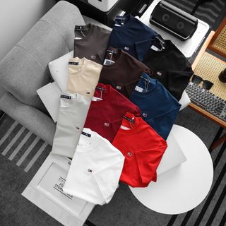 Áo thun nam. Chất cotton 100% 4c cao cấp, mịn đẹp, Form slim,  in nhung cao cấp