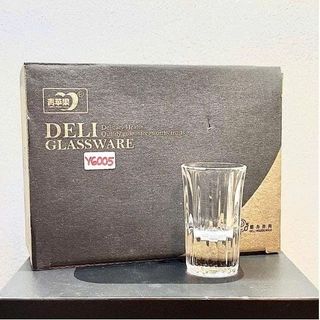 BỘ 12 LY THUỶ TINH UỐNG RƯỢU SỌC Y6005 (T24)