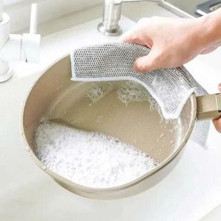 SET 10 KHĂN LƯỚI THÉP RỬA CHÉN ĐA NĂNG