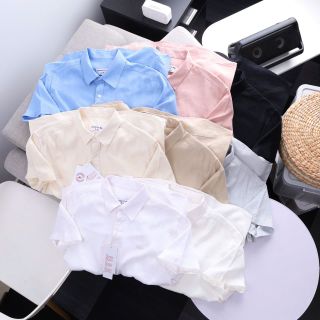 Sơ mi tay ngắn nam. linnen