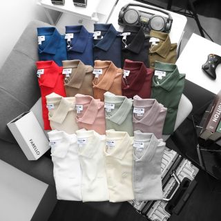 Áo thun polo nam. Chất vải cá sấu cotton 4 chiều cao cấp mềm mịn, thấm hút mồ hôi.