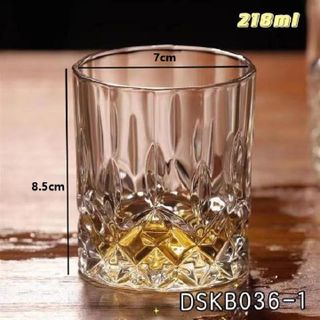 BỘ 6 LY THỦY TINH WHISKY 210ML DSKB036-1 (T8)
