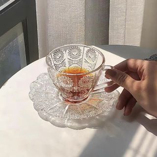 Bộ 6 Cốc Thủy Tinh Kèm Kê Giả Tiệp ( THÙNG 8B )