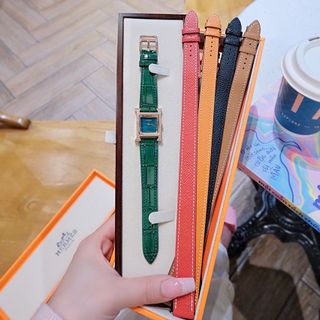 ĐỒNG HỒ NỮ CAO CẤP HERME HÊURE VIỀN HỘT TẶNG KÈM DÂY DA XỊN