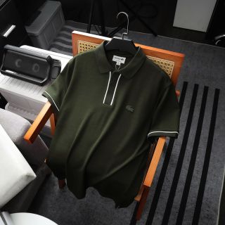 polo nam phối viền bo cổ,   chất vải pique ( tổ ong ) pha thun lạnh , co giãn