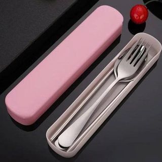 BỘ MUỖNG ĐŨA INOX KÈM HỘP ĐỰNG