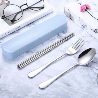 BỘ MUỖNG ĐŨA INOX KÈM HỘP ĐỰNG