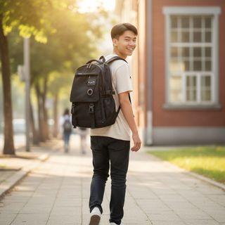 BALO ĐI HỌC A2010-6 – NHIỀU NGĂN, GỌN GÀNG, DỄ DÙNG - PIPI STORE