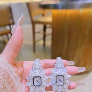 ĐỒNG HỒ NỮ CHÍNH HÃNG FUNMEI F2174 MẶT VUÔNG ĐÍNH ĐÁ XOÀN  FULLBOX