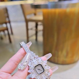 ĐỒNG HỒ NỮ CHÍNH HÃNG FUNMEI F2174 MẶT VUÔNG ĐÍNH ĐÁ XOÀN  FULLBOX