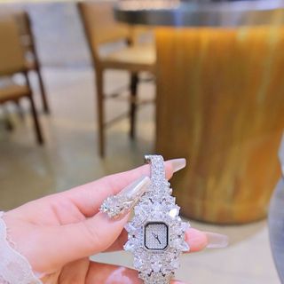 ĐỒNG HỒ NỮ CHÍNH HÃNG FUNMEI F2174 MẶT VUÔNG ĐÍNH ĐÁ XOÀN  FULLBOX