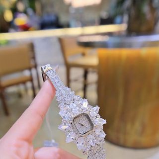 ĐỒNG HỒ NỮ CHÍNH HÃNG FUNMEI F2174 MẶT VUÔNG ĐÍNH ĐÁ XOÀN  FULLBOX