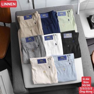 Quần dài nam. LINEN. Phom ống suông