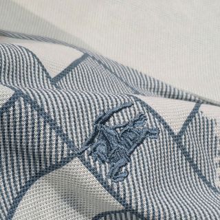 Áo thun polo nam. Sọc Logo Thêu