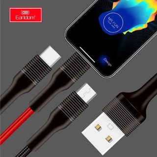 Cáp Sạc Dù 3in1 Earldom IMC- 067 Sạc Nhanh 2A