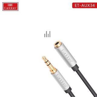 Jack Chuyển Từ 3.5mm Ra 1 đầu AUX Earldom AUX-34 Lõi đồng nguyên chất