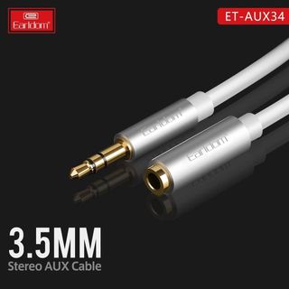Jack Chuyển Từ 3.5mm Ra 1 đầu AUX Earldom AUX-34 Lõi đồng nguyên chất