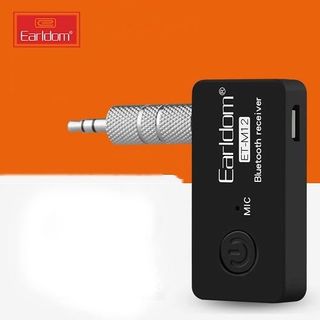 USB Thu Bluetooth Earldom M12 kết nối loa với điện thoại, laptop, máy tính bảng