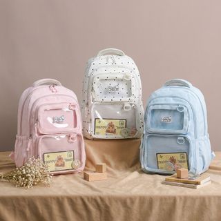 BALO ĐI HỌC HÀN QUỐC CHẤM BI DỄ THƯƠNG – NHẸ, GỌN, ĐA NĂNG A201 - PIPI STORE