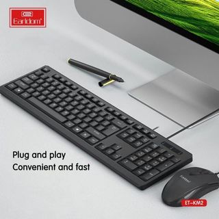 Chuột Có Dây Earldom ET-KM2 chất liệu nhựa ABS cao cấp