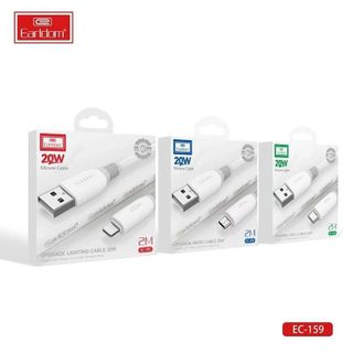 Cáp Sạc Nhanh 20W 3A Max - Model Earldom EC-159 (2 mét)