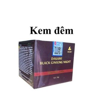 Kem nám sâm đen Dakami black Ginseng chính hãng ( kem ban ngày , kem ban đêm mẫu mới nhất)