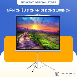 Màn chiếu 100 inch di động chính hãng
