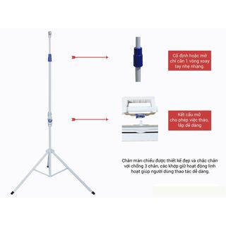 Màn chiếu 100 inch di động chính hãng