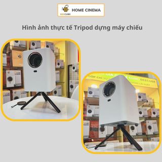 Tripod mini hợp kim nguyên khối CNC gấp gọn thông minh đầu chuyển 1/4 inch tải 5kg Webcam, Camera, DSLR, Máy chiếu