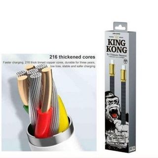 Cáp Sạc Nhanh Macbook Wekome 148 KinhKong 100W TydeC to TydeC Hộp Sắt