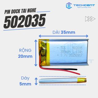 Pin Dock Sạc Thay Thế Cho Tai Nghe Hổ Vằn Ap2, Ap3, Ap4, Pro1, Pro2