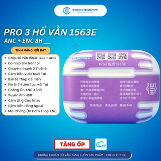 Tai Nghe Pro 3 Hổ Vằn 1563E ANC 45dB (Mới Ra Mắt 2026)