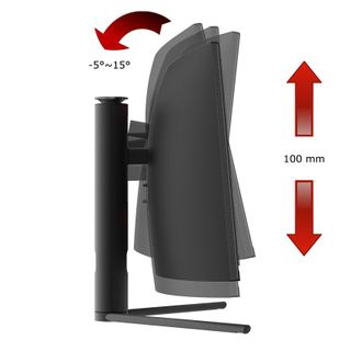 Màn hình cong LC-Power LC-M34-UWQHD-165-C 34" UWQHD VA 165Hz (HDMI, DP)