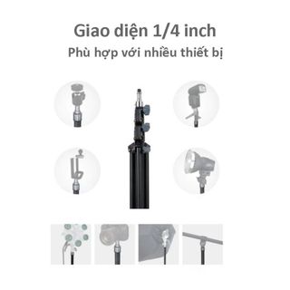 (Giá Sỉ + Tặng đầu xoay) Chân đèn tripod Linco Zenith 1m6, chân máy ảnh, hàng chính hãng, chăc chắn full box