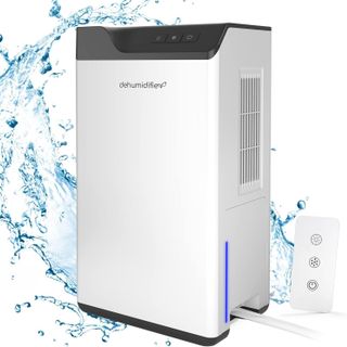 Máy hút ẩm bán dẫn thông minh Kitette DryBox 20000 Dehumidifier (hàng Amazon Mỹ) có remote, đèn diệt khuẩn